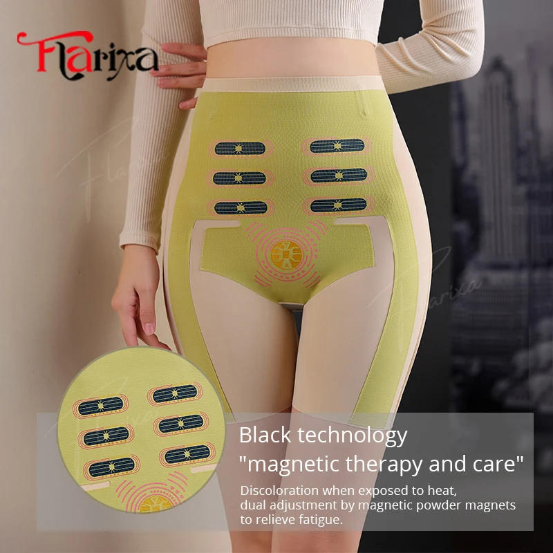 Description Picture 5 of itemFlarixa 5D Levitation High Waist Hip Lift Women Shapewear Shorts Thin Slim Fit Yoga Boxer Seamless Flat Belly Safety Pants M-2XL