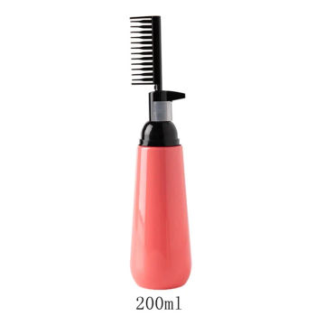 Professional 130/200Ml Hair Coloring Comb Empty Hair Dye Bottle With Applicator Brush Dispensing Salon Hair Styling Tool