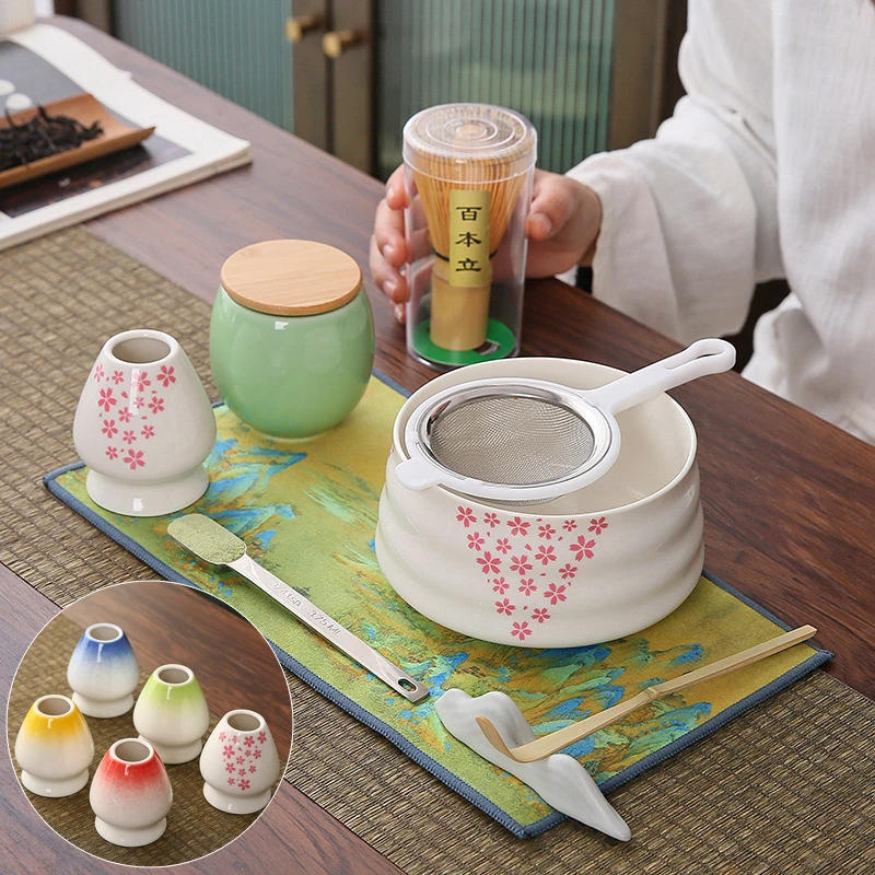 Description Picture 2 of itemJapanese Ceramic Matcha Green Tea Chasen Holder Stand Bowl Bamboo Whisk Grinder Brushes Tea Tools Holder Tea Accessories Teaware