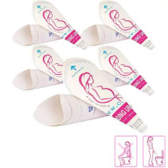 12Pcs Disposable Female Urination Device Portable Standing Pee Paper Cup Women Urinal Funnel for Pregnant Travel Camping Outdoor