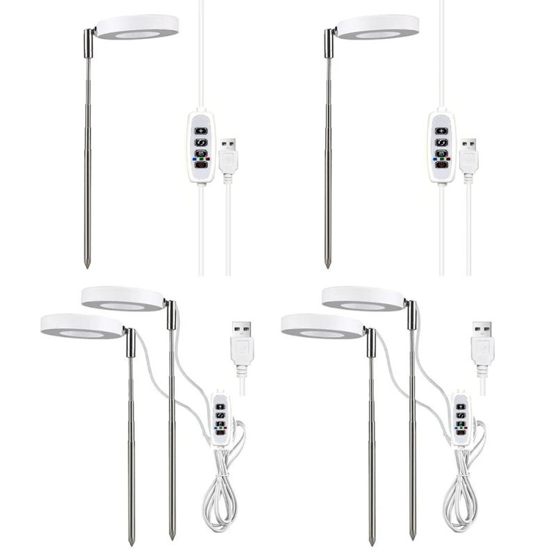 Description Picture 4 of itemLED Grow Light LED Plant Lamp IP44 Waterproof Retractable Small Potting Supplement Light for Seedlings and Succulents Flowers