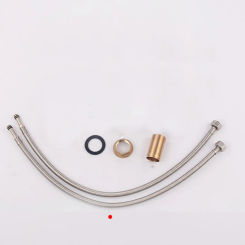 Faucet accessories Hot and cold explosion-proof faucet tubes G1/2
