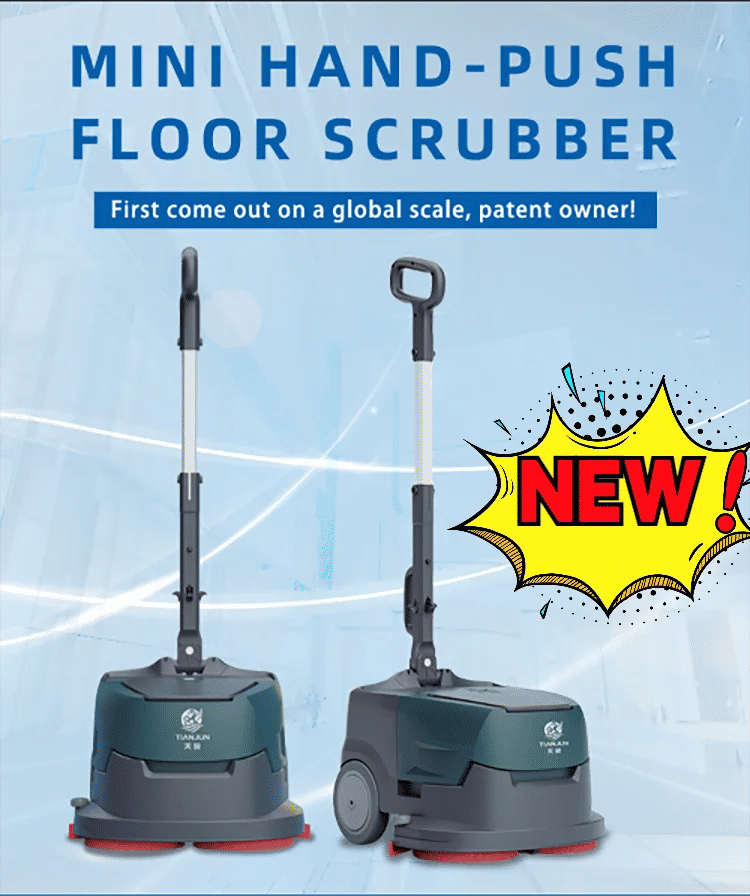 Description Picture 4 of itemTiktok Hot Selling K1 Electric Cleaning Brush Compact Walk Behind Mini Micro Floor Scrubber