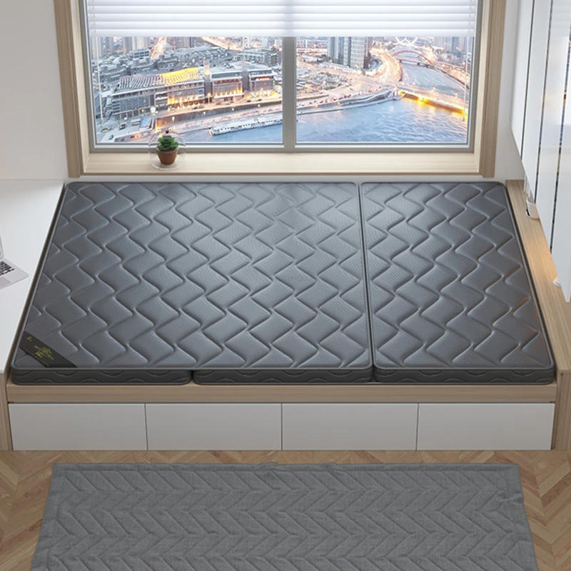 Description Picture 6 of itemFoldable Coconut Palm Mattresses Breathable Tatami Mat Modern Bedroom Furniture Hard Home Student Dormitory Storage Mattress 6cm