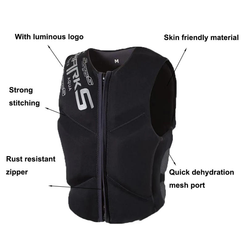 Description Picture 3 of itemLife Vest for Adults, Kayak, Surf, Ski, Motorboats, Raft Rescue, Boat, Wakeboard, Fishing, Swimming Drifting Rescue
