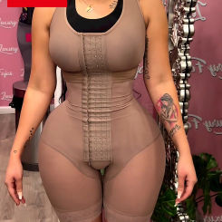 Full Body Shapewear With Bra Post-Operative Recovery  Fajas Colombian Girdles Reducing And Shaper For Women Remove The Belly