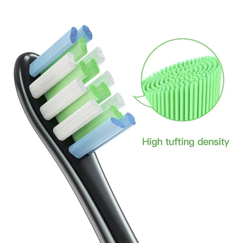 Description Picture 4 of item4PCS For Oclean X/ X PRO/ Z1/ F1 Soft DuPont Replacement Heads Brush Heads Sonic Electric ToothbrushBristle Vacuum Nozzles