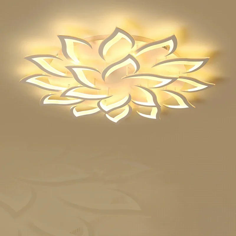 Description Picture 4 of itemLED Ceiling Light Modern Black/White Acrylic Decor Lamp Bedroom Living Room Study Indoor Home Creativity Decorative Chandelier