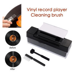 1 Set Anti Static Vinyl Record Cleaner Dust Remover Brush for Phonograph Turntable LP Vinyl Records Cleaning Kit
