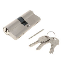Keyed Entry Door Lock Cylinder Lockset with 3 Keys Anti-theft Entrance Door Lock Single Open Lock Cylinder for Home