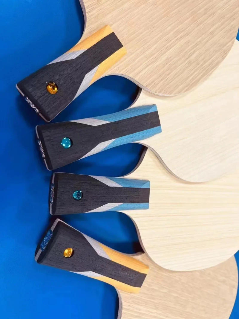 Description Picture 6 of itemOriginal 729 Friendship Yellow ALC Table Tennis Blade 5 Wood 2 AD Aryl Carbon Professional Table Tennis Blade Blue ALC Offensive