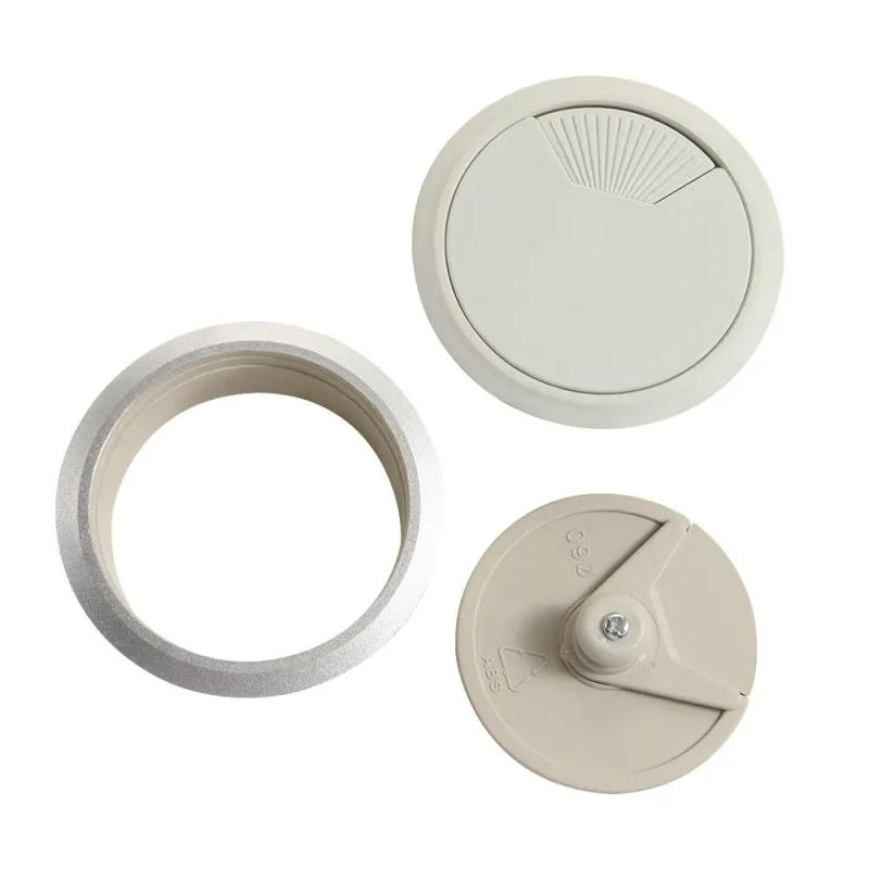 Description Picture 3 of itemDecorative Computer For Home Office Desk Thread Organizer Cable Hole Cover Table Grommet Line Hole Cover Wire Storage Rack