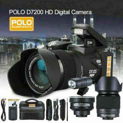 1300MP HD Digital Professional Cameras 24X Telephoto Wide-angle Micro Single Lithium Battery Three Lens Outdoor video Camera