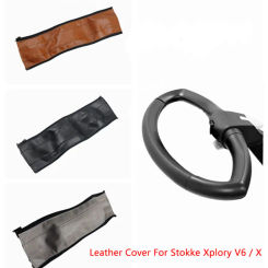 Pu Leather Handle Covers For Stokke Xplory V6/X Stroller Pram Bumper Protective Cases Armrest Covers Baby Carriages Accessories