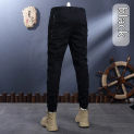 Overalls Men's Classic Simple Outdoor Mountaineering Men's Adventure Slim-Fitting Ankle-Tied All-Matching Casual Pants