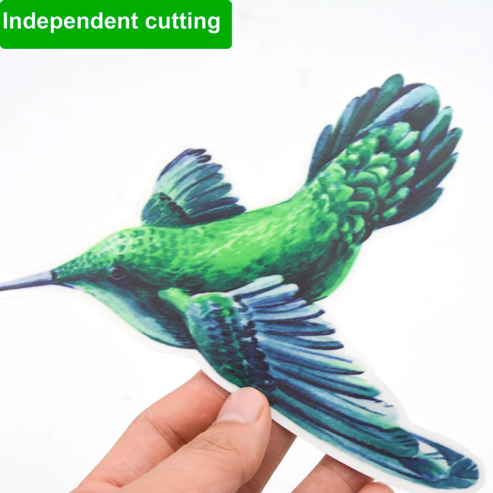 Description Picture 2 of item6Pcs/set Bird Anti-bird 3D Impact Warning Electrostatic Sticker Cat Dinosaur Butterfly Glass Sticker Glueless PVC Window Film