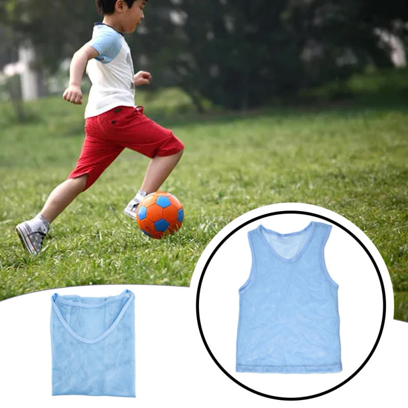 Description Picture 2 of itemHigh Quality Vest Jerseys Training Vests Scrimmage Team Soccer Cricket For Youth Sports Loose Fitment Mesh Jerseys 40*56cm