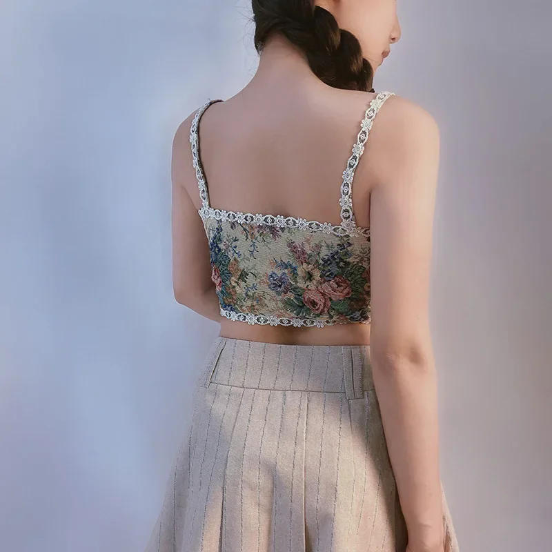 Description Picture 6 of itemFashion y2k Bustier Women Bra Elegant Club Vintage Sexy Lolita Woman Tops Bralette Party Corset Ladies Top Clothes Bandage Bras