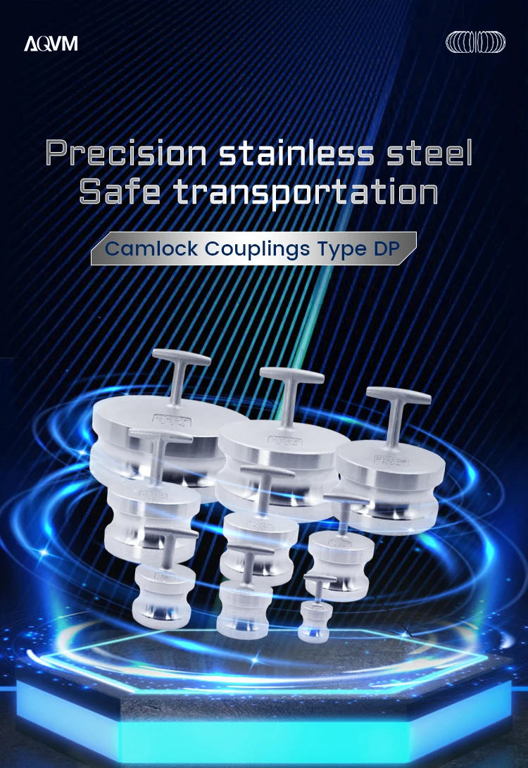 Description Picture 2 of itemDP DN65 Camlock Plug 2.5 Inch SS304 Heavy Duty Industrial Hose Coupler End Cap Quick Release Sealing