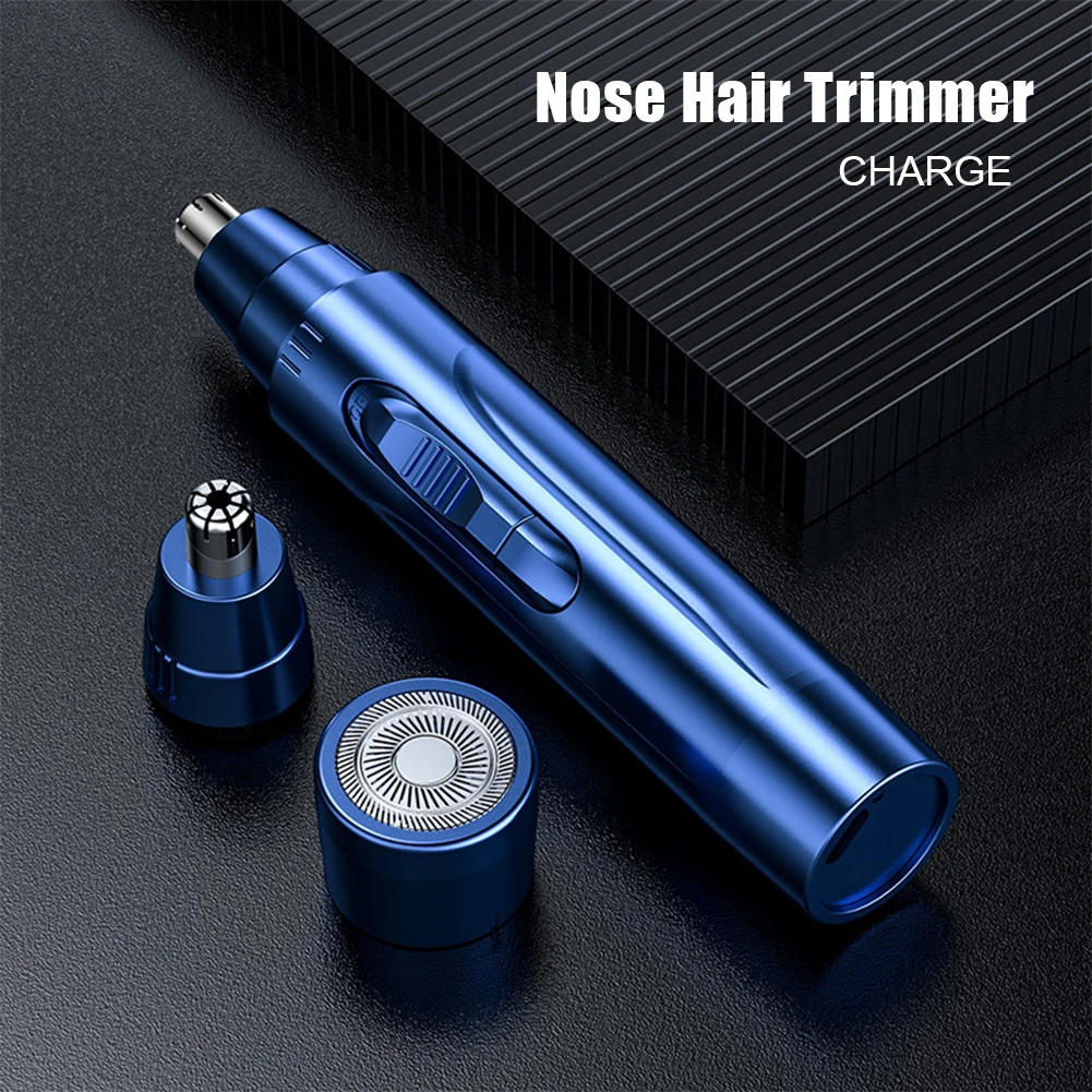 Description Picture 2 of itemElectric Shaver Nose Ear Trimmer Safe Face Care USB Rechargeable Nose Hair Trimmer for Men Shaving Hair Removal Razor Shave