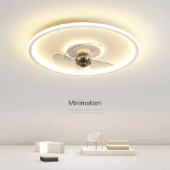 Modern Led Ceiling Fan Light for Living Room Bedroom Dining Room LED Fans With Light