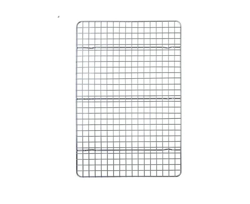Description Picture 3 of itemStainless Steel Baking Tray Removable Cake Grid Cooling Rack Kitchen Non-stick Pizza Barbecue Biscuit Shelf Bakeware Suit Tools