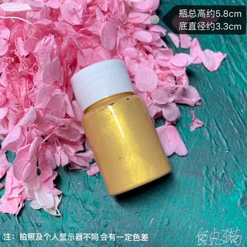 Description Picture 6 of itemMetallic Acrylic Paint Waterproof Non-fading Statue Coloring Hand-painted Art Graffiti Gold/silver/bronze Watercolor Pigments