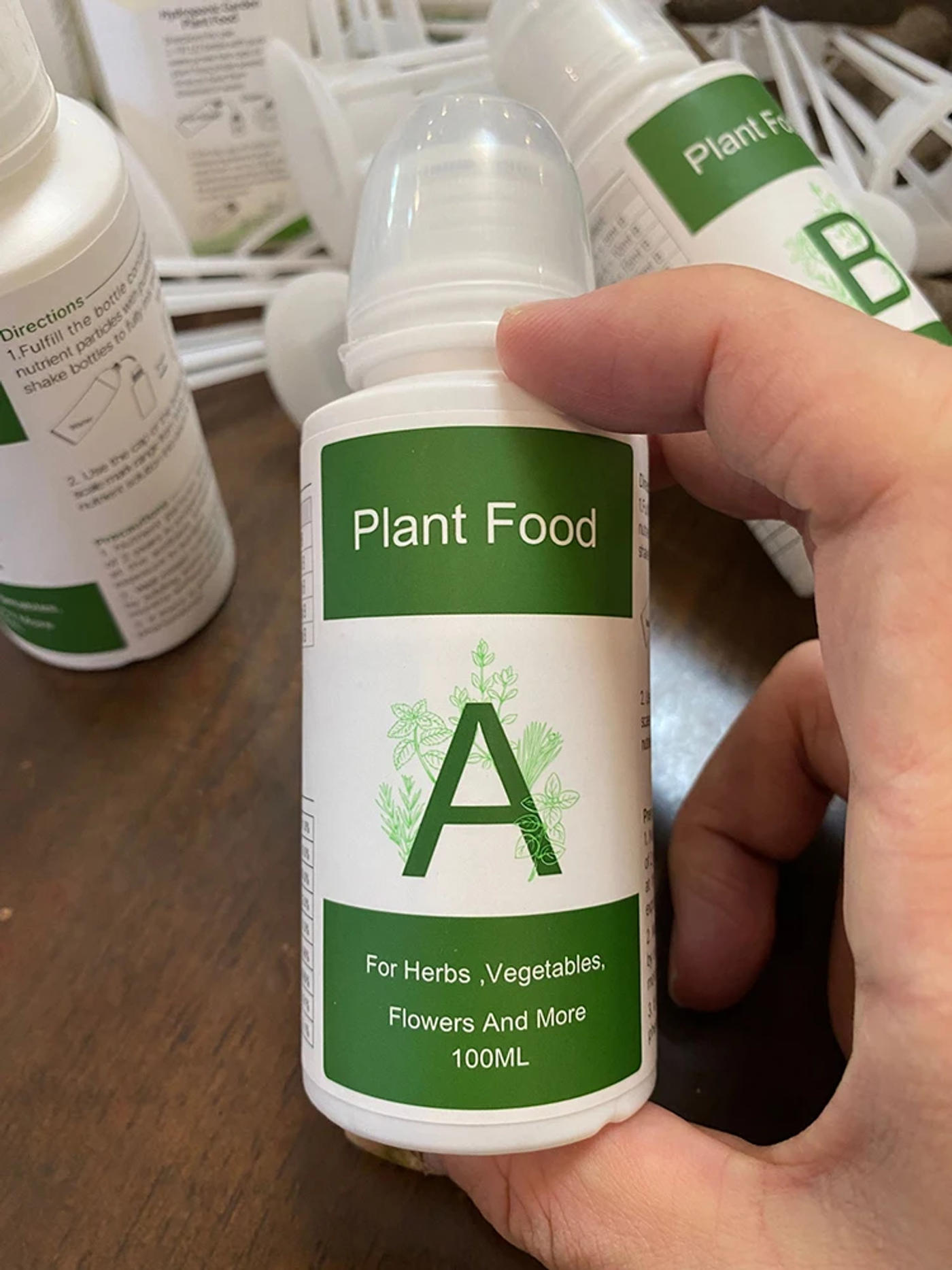 Description Picture 4 of itemPlant Foods Hydroponics Nutrients A and B for Plants Flowers Vegetable Fruit Hydroponic Plant Food Solution