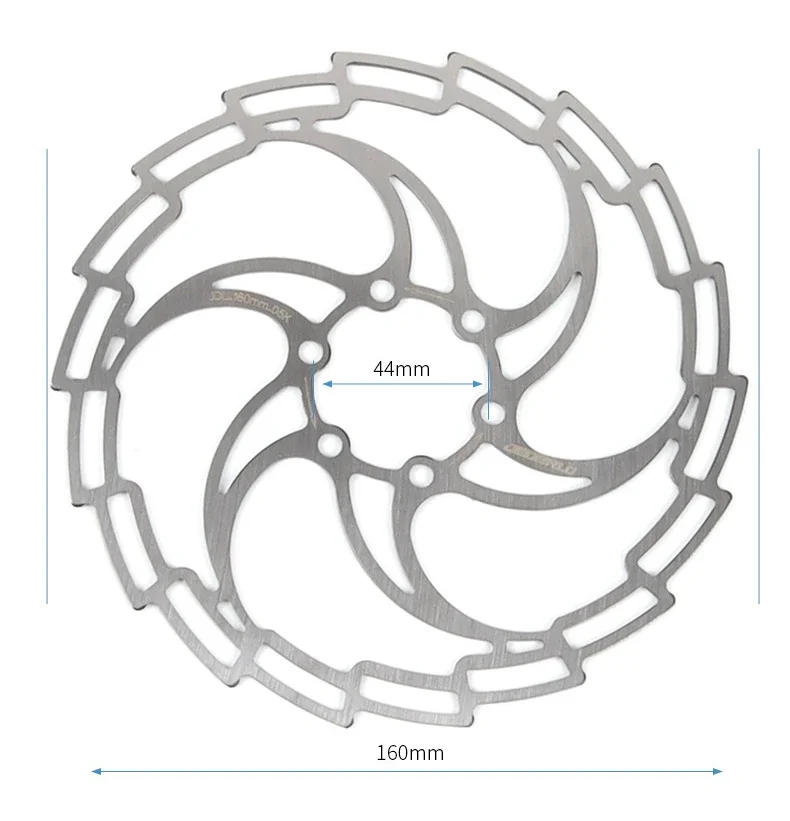 Description Picture 4 of itemUltralight MTB Bicycle Hydraulic Disc Brake Rotor Mountain Bike Road Racing Brake Disc 160/180mm 6/7 Inch With Free Bolts