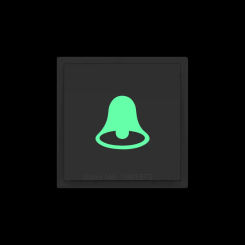 Glow in the Dark Doorbell Switch Sticker Night Light Door Bell Sticker Sign Merry Christmas Vinyl Wall Decor Luminous Stickers