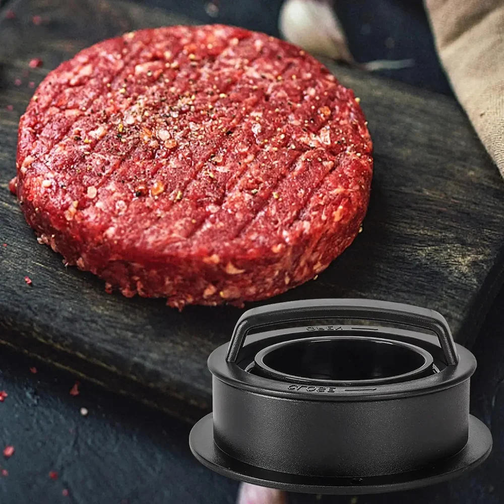 Description Picture 6 of itemABS Hamburger Meat Press Maker Round Shape Non-Stick Stuffed Burger Patties Beef Grill Pie Press Mould Maker Kitchen Accessories
