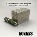 5/10/20/50/100Pcs 50x5x3mm Neodymium Material 50*5*3mm NdFeB N35 Magnets Strong Block magnet Magnetic Materials Imanes