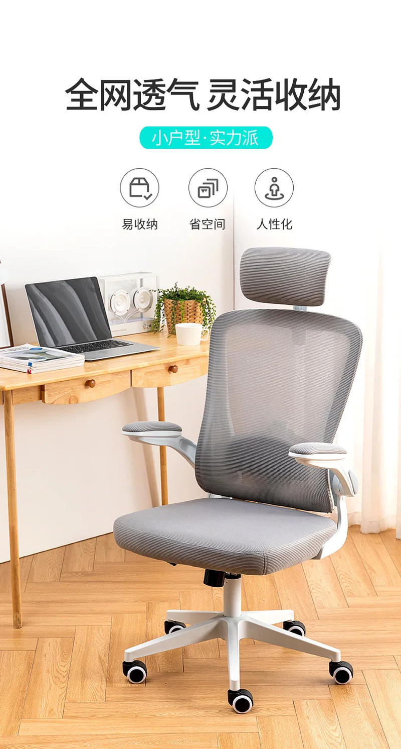 Description Picture 2 of itemComputer Chair Household Breathable Mesh Sitting For A Long Time Without Fatigue Lifting Conference Learning, Office Chair