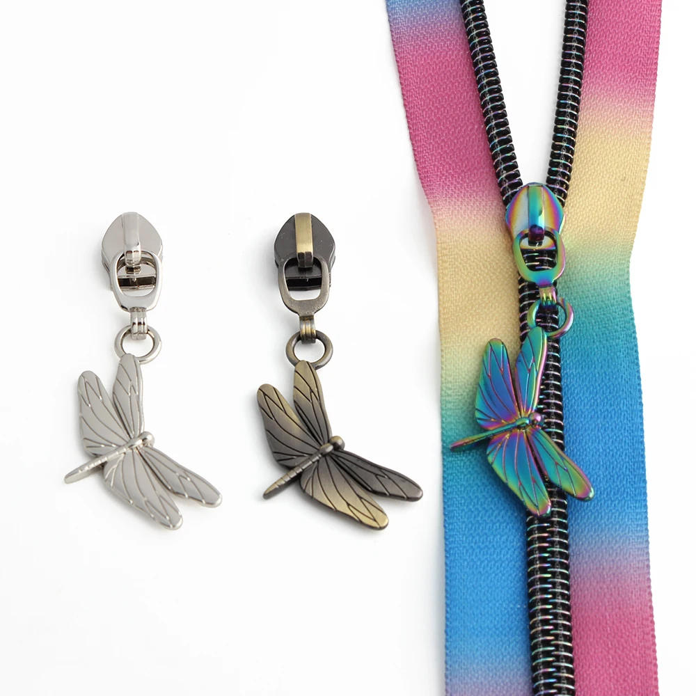 Description Picture 5 of item10Pcs 5# Nylon Zipper Sliders For Sewing Garment  Bags Jacket Zippers Head Clothes Zip Pulls Zips Repair Sewing Bag Accessories