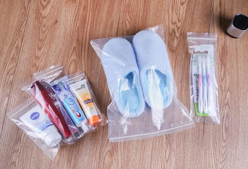 Description Picture 2 of item100 Pcs Zip Poly Bags, Plastic Zipper Bags, Clear Reclosable Zip Bag, Resealable Ziplock Bags, Sealing Storage Poly Packing Bags