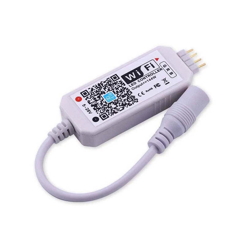 Description Picture 5 of itemSmart Bluetooth LED Controller Music Timing Switch Dimming DC5-24V 4A 4CH For Color RGBW RGB LED Strip Panel Lights Fixtures