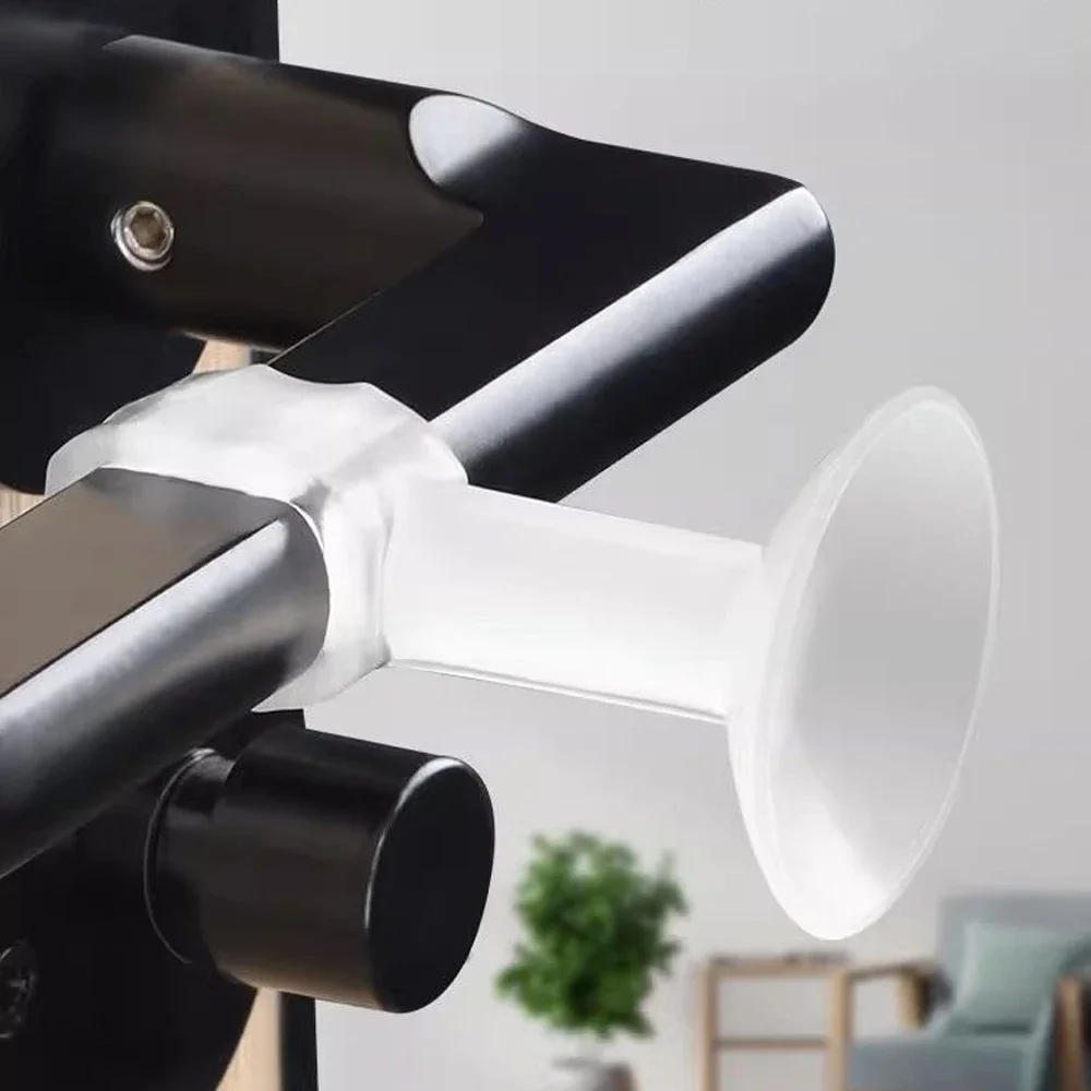 Description Picture 4 of itemTransparent Door Stop with Suction Cup New Rubber Anti-Collision Doors Handle Buffer Ring Wall Protection Pad Doorknob Mute Tool