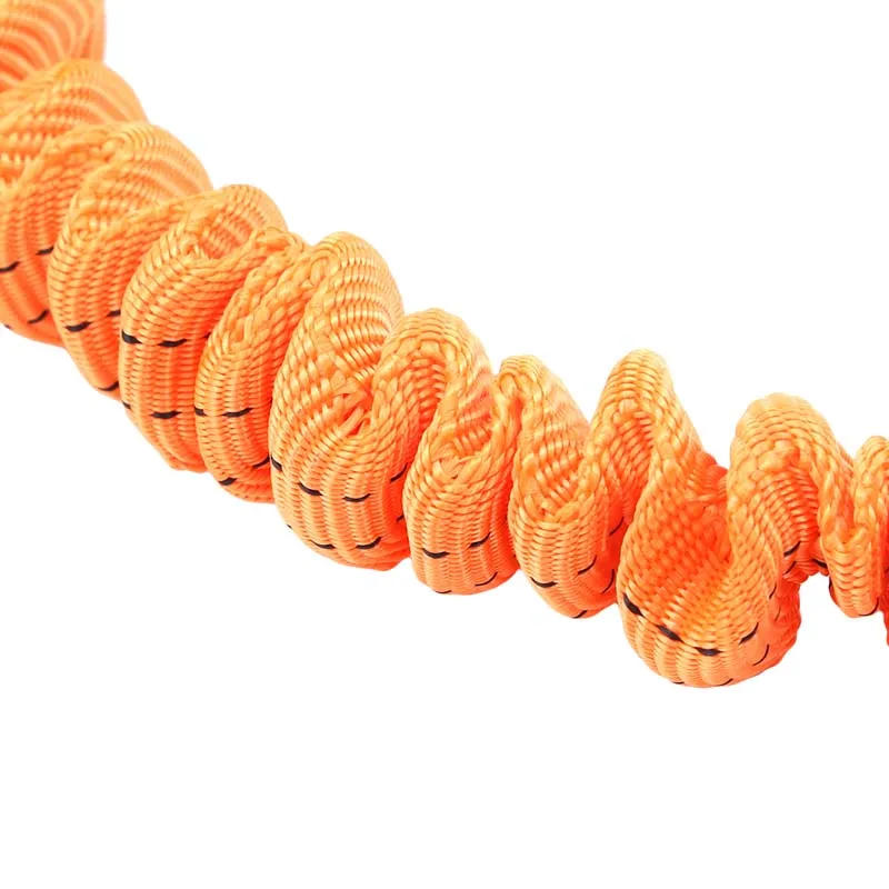 Description Picture 5 of itemSafety Bungee Tether Tool Lanyard With Carabiner Hook Climbing Working Anti-Falling Safety Rope Aerial Work Climbing Accessories