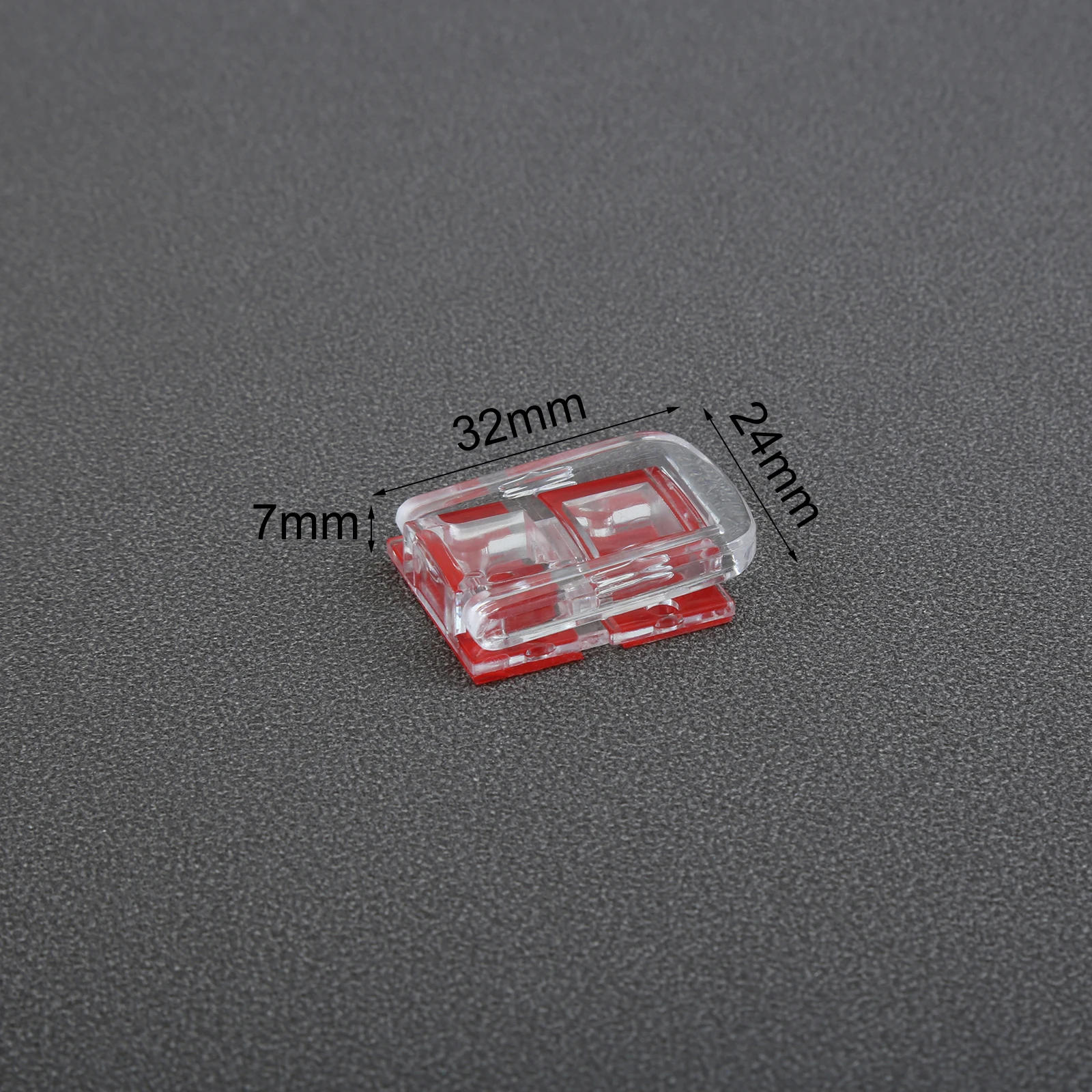 Description Picture 4 of item5 Set Mini Acrylic Clasp Hasp Latches for Mini Door Gift Jewelry Box Acrylic Hasp Crystal Clear Acrylic Lock Hasp Buckle 48*30mm