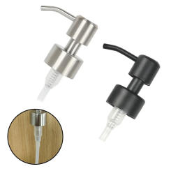 1pc Soap Dispenser Pump Pump Head Anti-Corrosion Rust-Proof Silver/Black Stainless Steel Soap Dishe Bath New Practical