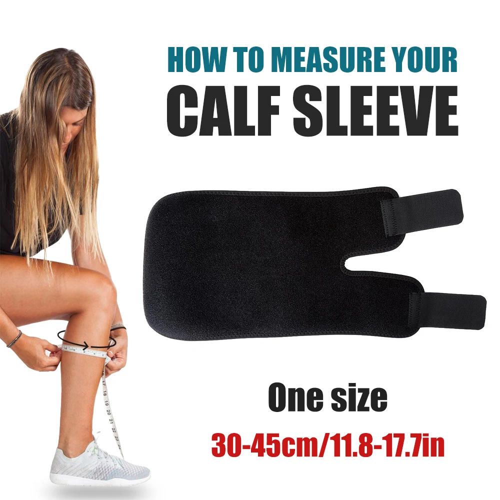 Description Picture 6 of item1Pcs BYEPAIN Calf Shin Support Brace, Adjustable Brace Compression Leg Sleeve Wrap Band for Running, Sports - Great Shin Support