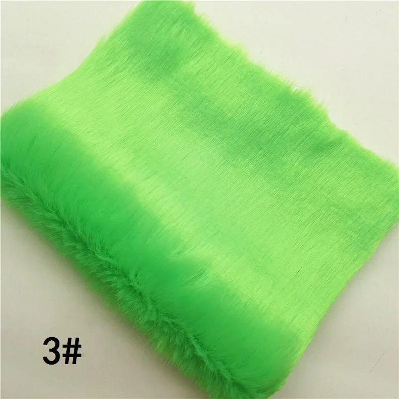 Description Picture 3 of itemImmitation Fur Fabric Sheets Red White Green Cream Colors Fur Leather with Knited Backing Fur for Toys Bows DIY GM367B