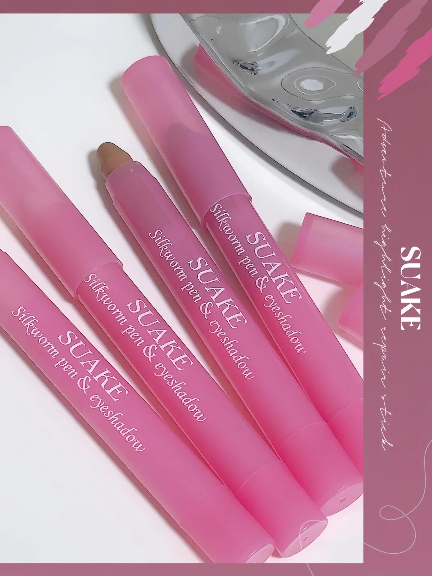 Description Picture 4 of itemMatte Lying Silkworm Pen Highlighter Contouring Stick Face Outline Shadow Bronzer Concealer Cream 3D Brightening Korea Cosmetic