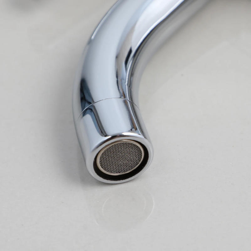 Description Picture 5 of itemJIENI Bathroom Sink Faucet Simple Design Counter Top Faucets  Deck Mounted Hot Cold  Mixer Taps With Single Handle Single Hole