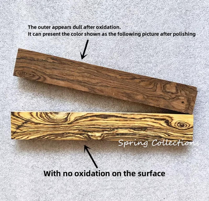 Description Picture 2 of item1pcs Mexican Golden Sandalwood Unfinished Wood Material Handmade DIY Woodwork Carving Material