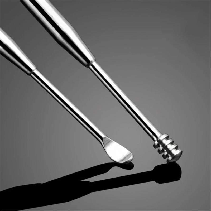 Description Picture 6 of itemDigging Earpick Cleaner Ear Spoon Ear Health Care Cleaning Stainless Steel Ear Pick Cleaner Portable Dig Ear Curette Tools