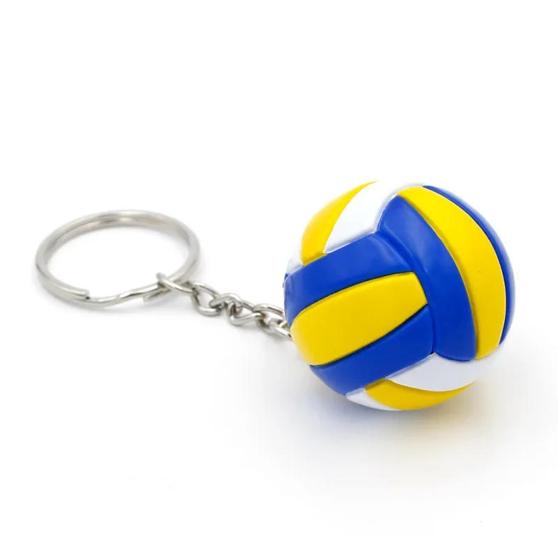 Description Picture 5 of itemVolleyball Model Keychain Pendant Beach Ball Sport Key Chain Rubber PVC Ornaments Ball Keyring BoyFriend Girlfriends Gifts