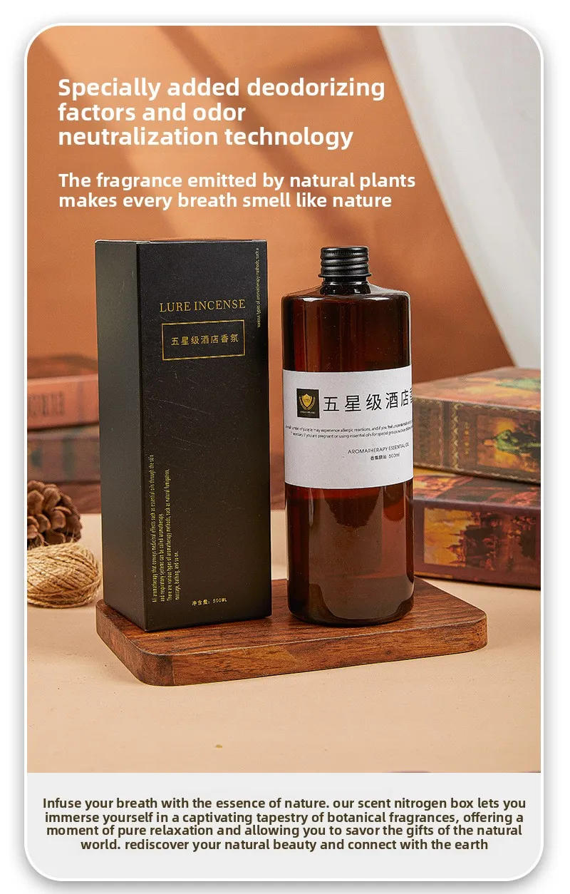 Description Picture 5 of item500mlHilton Hotel Fragrance Refill Premium ScentedOilforCommercial Diffusers, Toilet Air Freshener Deodorizer with Long Lasting