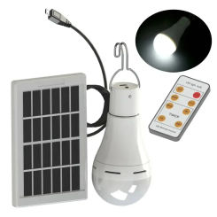 Solar Powered Lamp Portable Led Bulb 5Mode 20COB LED Energy Saving Light for Outdoor Camping Tent Night Fishing Emergency Lights