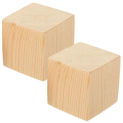 2pcs 5cm Furniture Booster Blocks Table Leg Foot Pad Height Lift Chair Sofa Couch Risers Wood Block Furniture Risers